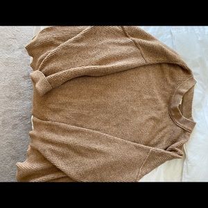 Aerie waffle knit sweater